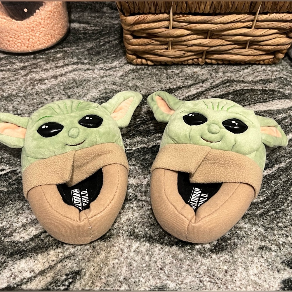 Baby Yoda Star Wars House Slippers